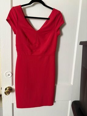 Express cocktail coral/red dress, size S , NWT